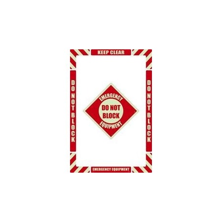 Nmc WALKON FLOOR MARKING KIT, GLOW, GWFK09 GWFK09